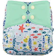 Load image into Gallery viewer, Elf Diaper Butterfly Tabs cover, Fish&Ships