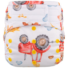 Load image into Gallery viewer, Elf Diaper H&L pocket with insert, Farm Life