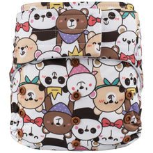 Load image into Gallery viewer, Elf Diaper H&L pocket with insert, Bear Necessities, Crowns