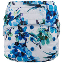 Load image into Gallery viewer, Elf Diaper H&L pocket with insert, Blue Blooms