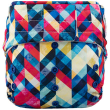 Load image into Gallery viewer, Elf Diaper H&L pocket with insert, Colourful Chevron