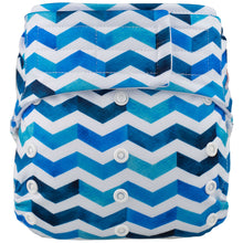 Load image into Gallery viewer, Elf Diaper H&L with insert, Chevron Blue