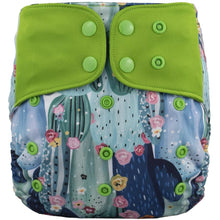 Load image into Gallery viewer, Lichtbaby pocket, Cactus. Includes 1 bamboo terry insert