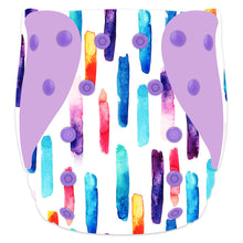 Load image into Gallery viewer, Elf Diaper Newborn AIO pocket, Water Colours
