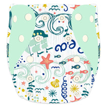 Load image into Gallery viewer, Elf Diaper Newborn AIO pocket, Fish&Ships