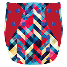 Load image into Gallery viewer, Elf Diaper Newborn AIO pocket, Chevron Multi