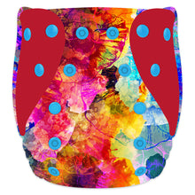 Load image into Gallery viewer, Elf Diaper Newborn pocket, Colour Bomb