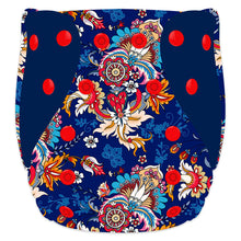 Load image into Gallery viewer, Elf Diaper Newborn AIO pocket, Royal Flowers