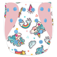 Load image into Gallery viewer, Elf Diaper Newborn AIO pocket, Unicorn Magic