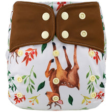 Load image into Gallery viewer, Lichtbaby pocket, Deer. Includes 1 bamboo terry insert