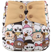Load image into Gallery viewer, Elf Diaper AIO, Bear Necessities, Crowns
