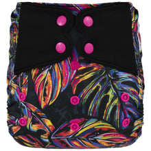 Load image into Gallery viewer, Elf Diaper Butterfly Tabs cover, Neon Tropical
