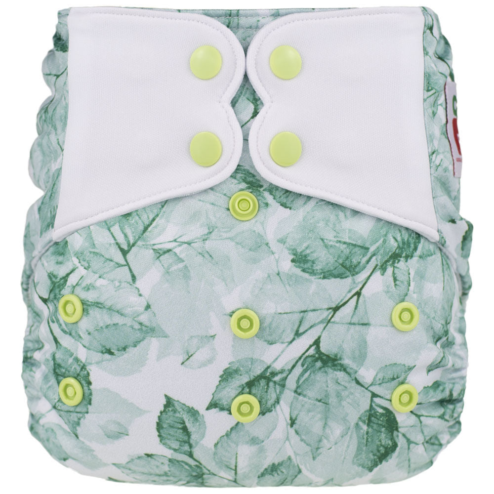 Elf Diaper Butterfly Tabs cover,  Spring leaf