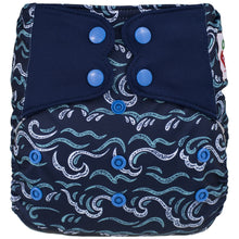 Load image into Gallery viewer, Elf Diaper Butterfly Tabs cover, Stomy Seas
