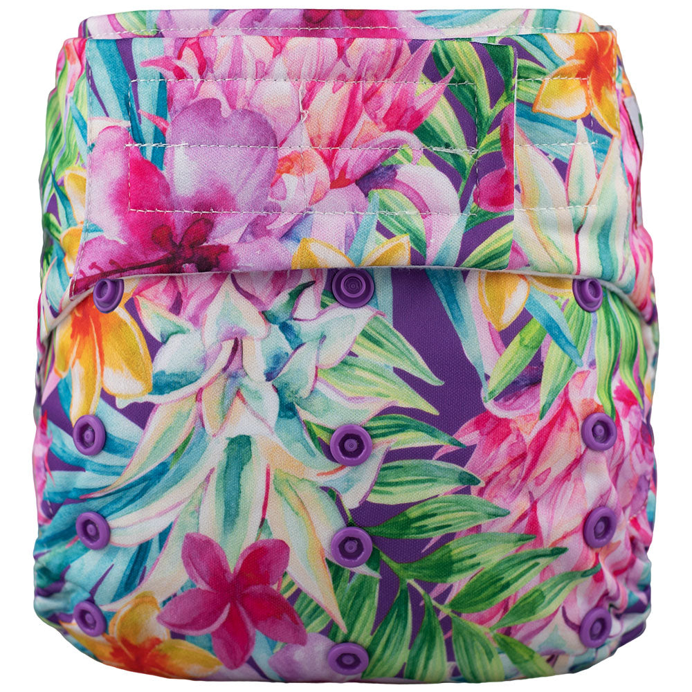 Elf Diaper H&L pocket with insert, Flowers of Paradise
