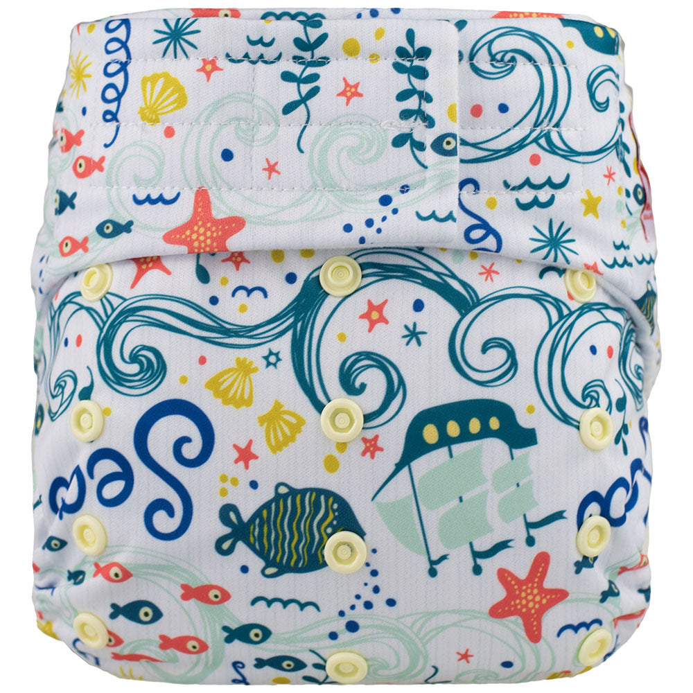 Elf Diaper H&L pocket with insert, Fish&Ships