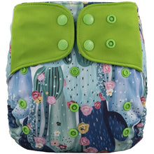 Load image into Gallery viewer, Lichtbaby pocket, Cactus. Includes 1 bamboo terry insert
