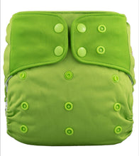 Load image into Gallery viewer, Lichtbaby pocket, Lime Green. Includes 1 bamboo terry insert
