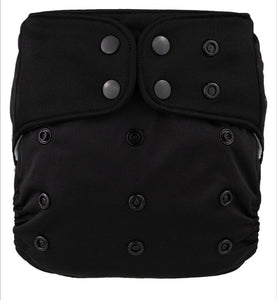 Lichtbaby pocket, Black. Includes 1 bamboo terry insert