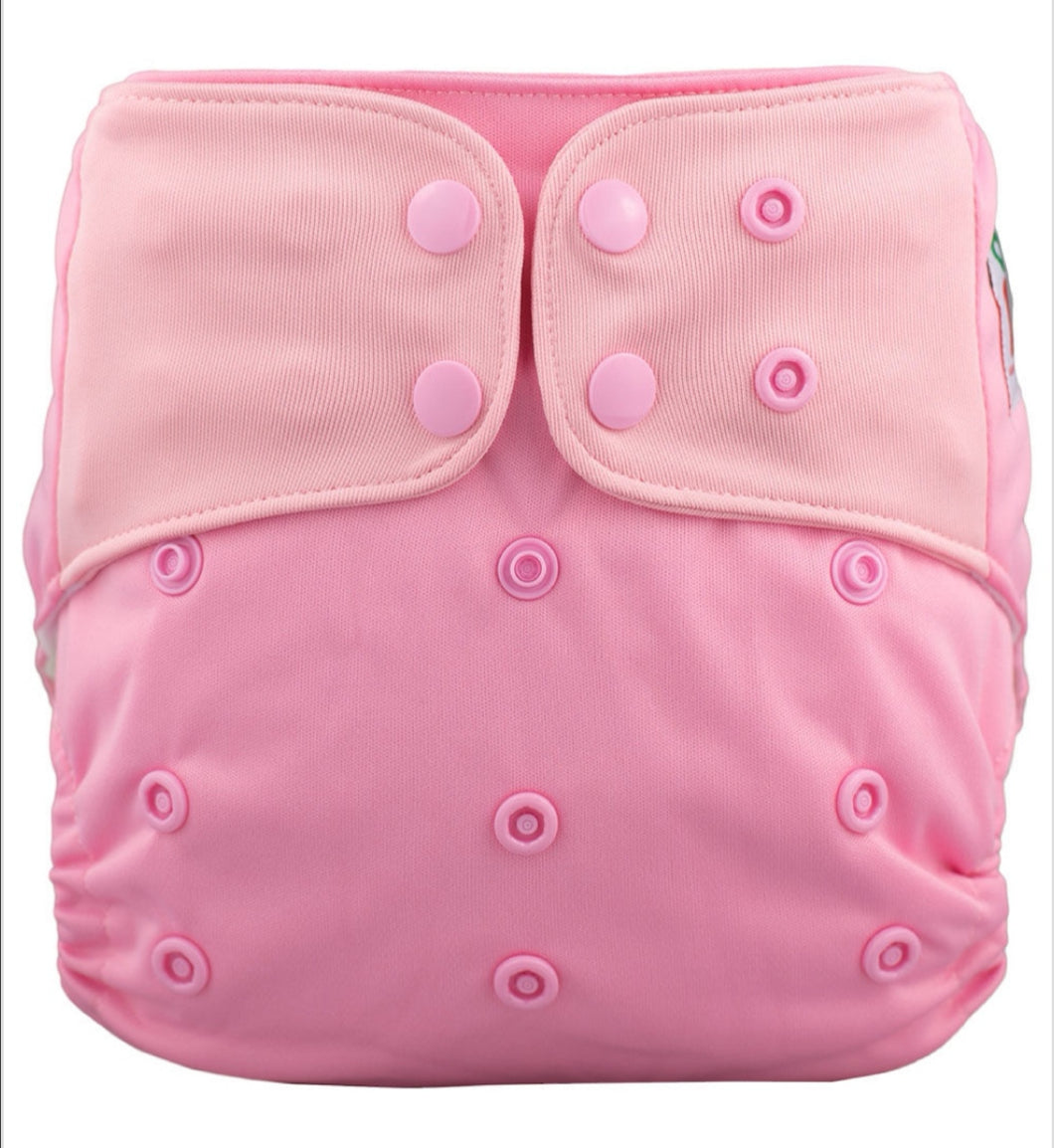 Lichtbaby pocket, Pink. Includes 1 bamboo terry insert