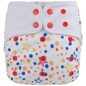 Lichtbaby pocket, Stars. Includes 1 bamboo terry insert