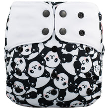 Load image into Gallery viewer, Lichtbaby pocket, Black&amp;White Panda. Includes 1 bamboo terry insert
