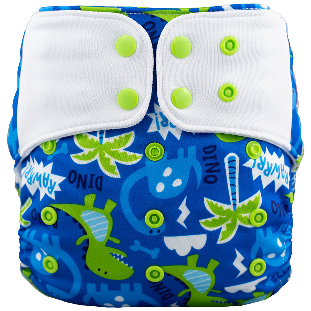 Lichtbaby pocket, Dino Rawrr. Includes 1 bamboo terry insert
