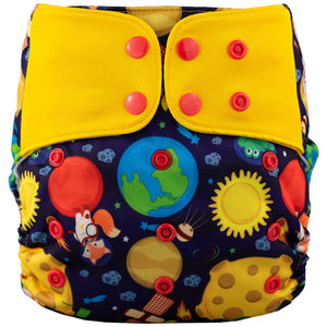 Lichtbaby pocket, Space. Includes 1 bamboo terry insert